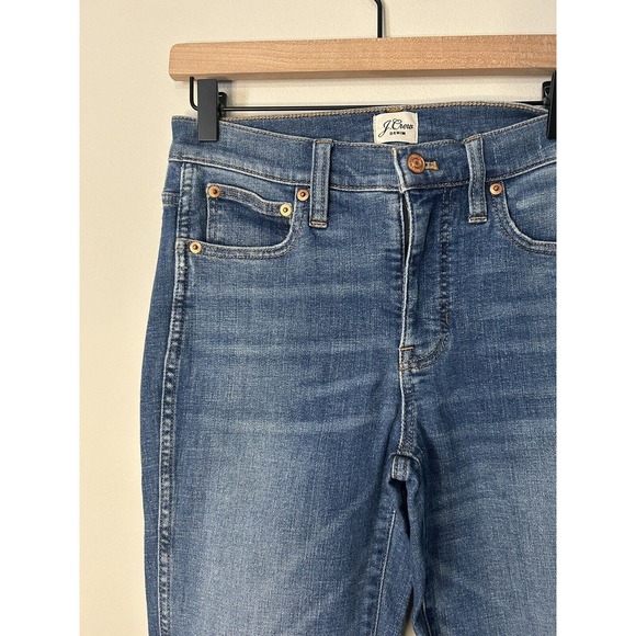 J Crew Women's 9" Vintage Straight Mid Rise Denim Jeans SZ 27 #AV708 - Picture 5 of 5